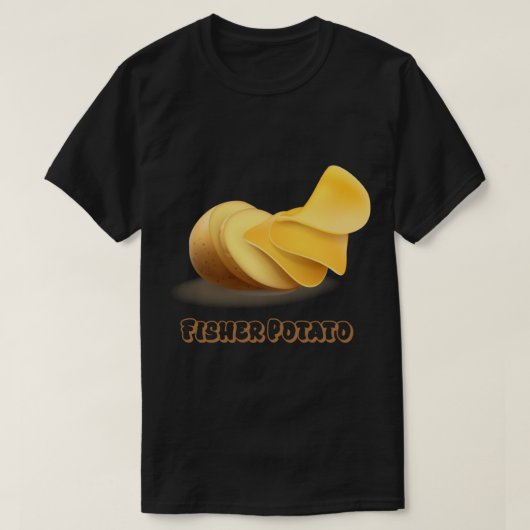 Chips, Fun Potato, Fisher Potato T-shirt (Design voorkant)