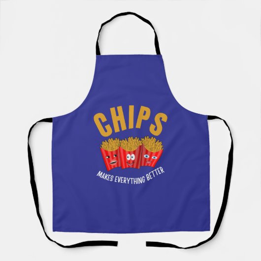 Chips maakt alles beter schort (Voorkant)