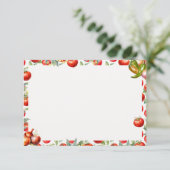 Chips 'N Salsa Blank Recept Kaart (Staand voorkant)