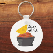 Chips & Salsa Sleutelhanger (Voorkant)