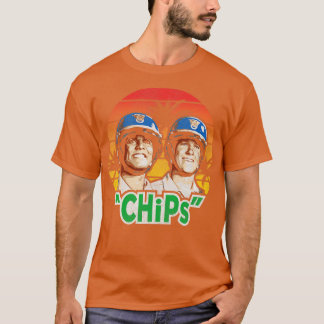 CHiPs TV Show Retro Worn T-shirt