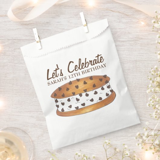 Chipwich Chocolate Chip Cookie Cream Sandwich Bedankzakje (Geknipt)