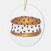 Chipwich Chocolate Chip Cookie Cream Sandwich Keramisch Ornament (Links)