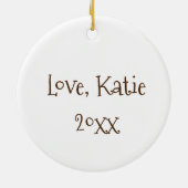 Chipwich Chocolate Chip Cookie Cream Sandwich Keramisch Ornament (Achterkant)