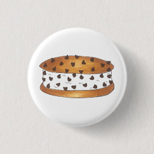 Chipwich Chocolate Chip Cookie Cream Sandwich Ronde Button 3,2 Cm