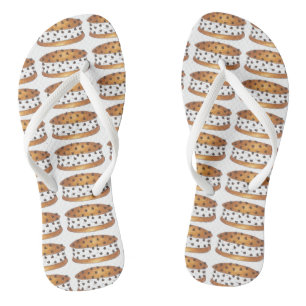 Chipwich Chocolate Chip Cookie Cream Sandwich Teenslippers