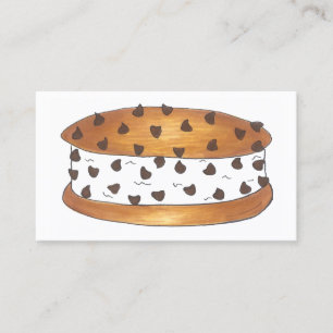 Chipwich Chocolate Chip Cookie Cream Sandwich Visitekaartje