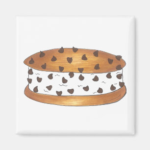 Chipwich Chocolate Chip Ice Cream Sandwich Magnet Magneet