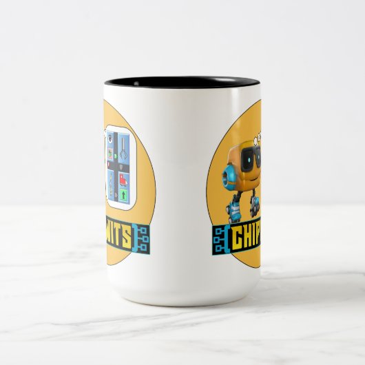 ChipWits IF VOIR CAFÉ-T-> PICKUP Mug (Centre)