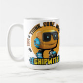 ChipWits Pense. Code. Gagnez ! Mug (Gauche)