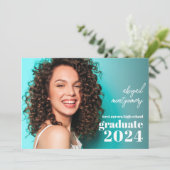 Chique aankondiging van eindexamenfoto (Staand voorkant)