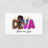 Chique Afro-Amerikaanse diva verwijzing (Voorkant)
