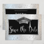 Chique afstudeerhoed, Confetti Save The Date (Voorkant / Achterkant)