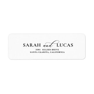 Chique Arch Modern Stijlvol Elegant Retouradres Etiket