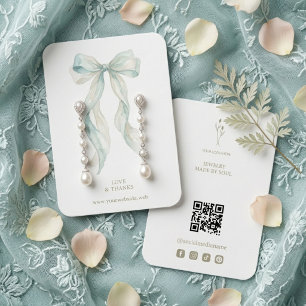 Chique Artistieke Kokette Boog Sieraden Display TM Visitekaartje