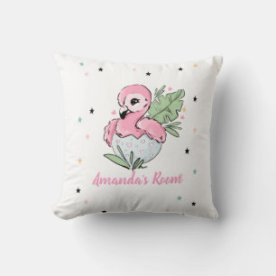 Chique Baby Flamingo, Sterren, Prinses    Kussen