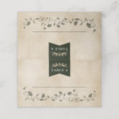 Chique  Bibliotheek Hoofdstuk Trouwplaats Kaarten (Buitenkant ongevouwen)