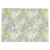 Chique Blauwe Iris Groot Cadeauzakje (Achterkant)