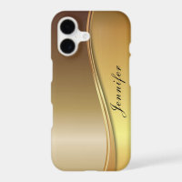Chique bling chic goud design monogram