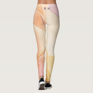 Chique Bloem Waterverf Leggings
