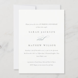 Chique Blush Paisley Typografie Elk Jubeljaar Kaart