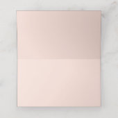 Chique Blush Roze & Gouden Bruiloft (Binnenkant ongevouwen)