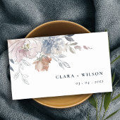 Chique Blush Waterverf Bloemen Bruiloft Website Informatiekaartje