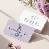 Chique boetiekstijl Pet Salon Duitse Herder Hond Visitekaartje