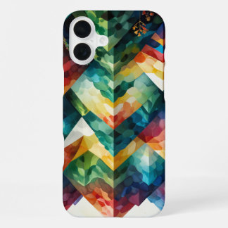 Chique Boheemse Patronen met Aardetinten iPhone 16 Plus Hoesje