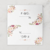 Chique Bourgondië Rood Marsala Bloemendeken Tabeln (Buitenkant ongevouwen)