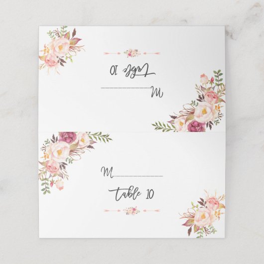 Chique Bourgondië Rood Marsala Bloemendeken Tabeln (Buitenkant ongevouwen)