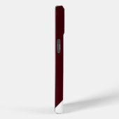 Chique Bourgondië & wit geometrisch modern Case-Mate iPhone Case (Achterkant / Rechts)