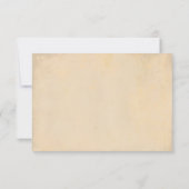 chique bruiloft RSVP met bloemen (Achterkant)