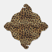 Chique bruin goud luipaard bruiloft bedankdoosjes (Uitgevouwen)