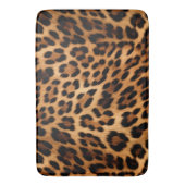 Chique bruin luipaard print badmat (Voorkant Verticaal)