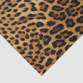 Chique bruin luipaard print tissuepapier (Detail)
