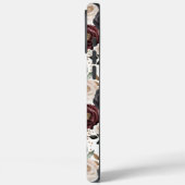 Chique Burgundy Crème Bloem Case-Mate iPhone Case (Achterkant / Links)
