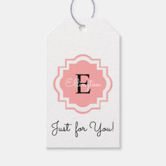 CHIQUE CADEAU LABEL_"Gewoon voor jou!" MONOGRAM LA Cadeaulabel