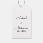 CHIQUE CADEAU LABEL_"Gewoon voor jou!" MONOGRAM LA Cadeaulabel (Achterkant)