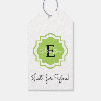 CHIQUE CADEAU LABEL_"Gewoon voor jou!" MONOGRAM LA Cadeaulabel