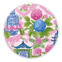Chique Chinoiserie Hortensia Pagode Mahjong