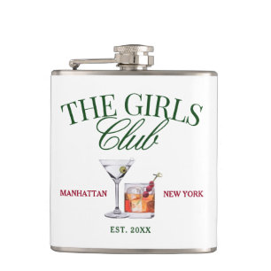 Chique Cocktails Green & Red Girl's Club Heupfles