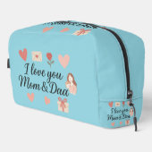 Chique cosmetische en toilettas – stijlvol reiscad toilettasje (Rechterhoek)