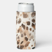Chique Cream Bruin Leopard Dierenprint (Seltzer Achterkant)