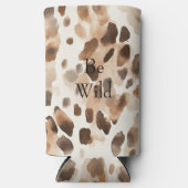 Chique Cream Bruin Leopard Dierenprint (Voorkant)