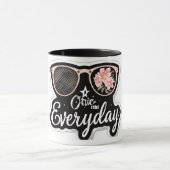 Chique dagelijkse Mok | Stijlvolle Sunglass Coffee (Midden)