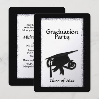 Chique diploma uitreikingsfeest uitnodiging
