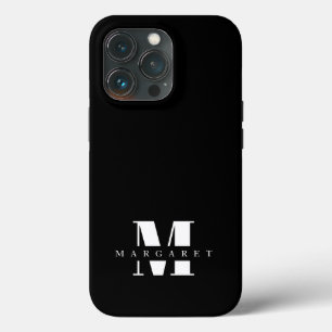 Chique Eenvoudige Minimalistische Krachtige Letter iPhone 13 Pro Hoesje