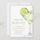 Chique Elegant Margs en Matrimony Vrijgezellenfees Kaart (Voorkant)