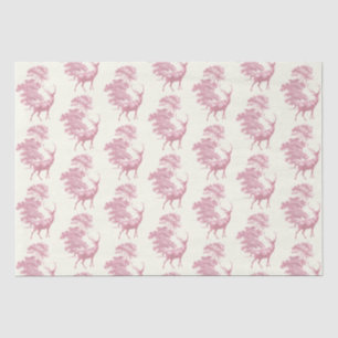 Chique Elegant  Roze Herten in Bos Tissuepapier